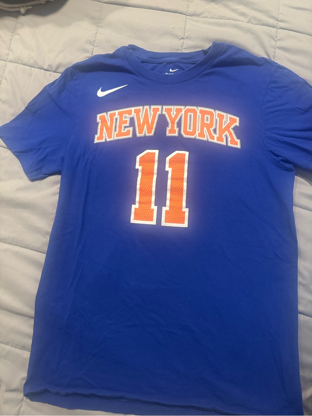 Nike New York Knicks Royal Blue #11 Men's T-Shirt | Brunson